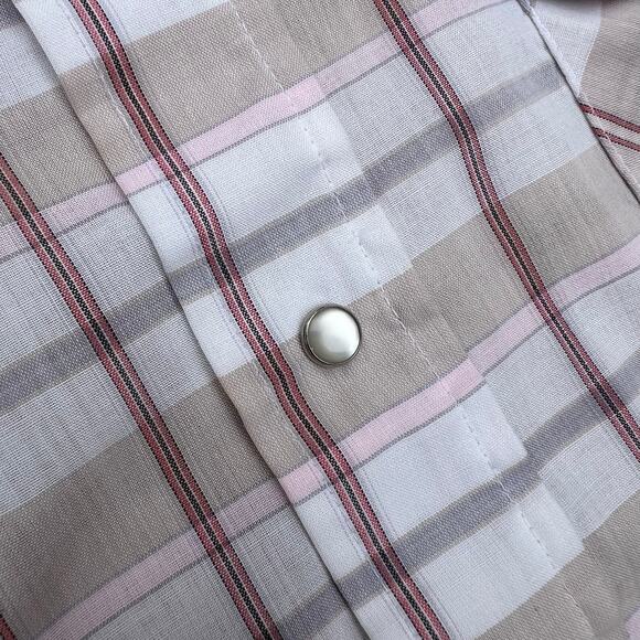 True Vintage Panhandle Slim Western Pearl Snap Cowboy Button Up Rodeo Shirt 17 - Picture 3 of 7